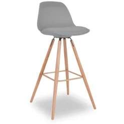 Tabourets de bar scandinaves 4 couleurs