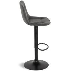 Tabourets réglables en hauteur gris