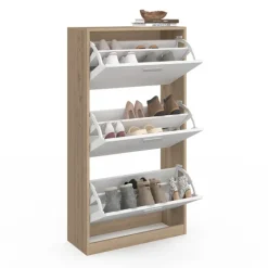 Étagère à chaussures 3 portes