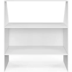 Étagère sous pente blanche 2 niveaux