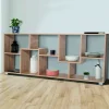 Étagère de salon moderne en bois imitation hêtre