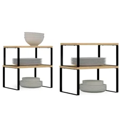 Étagères de rangement pour placard : lot de 4