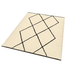 Tapis d'intérieur rectangle à motifs berbère 160 x 220 cm