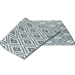 Tapis extérieur gris motifs géométriques 270 x 370 cm