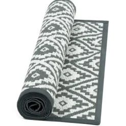 Tapis extérieur gris 80x250cm