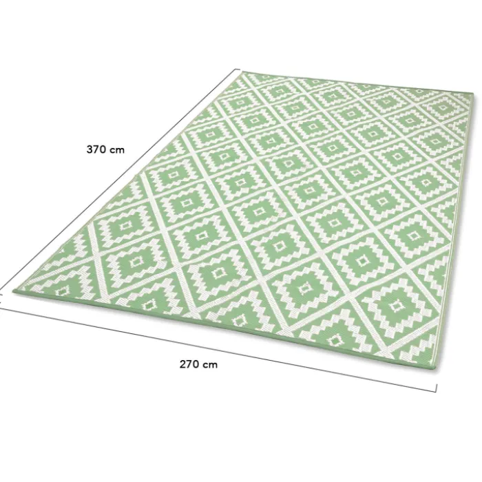 Tapis vert sauge pour terrasse et extérieur