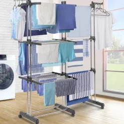 Étendoir extensible avec grande capacité et 30 accessoires