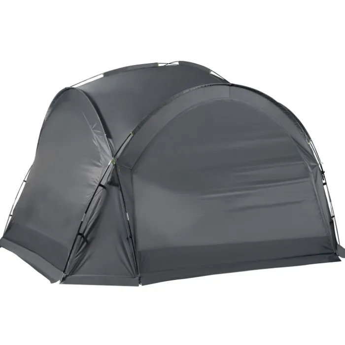 Tente dôme LED gris anthracite