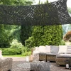 Toile ombrage rectangulaire camouflage gris 3x4 m