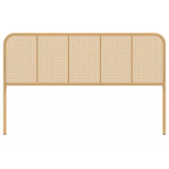 Tête de lit façon cannage 160 cm sur pied