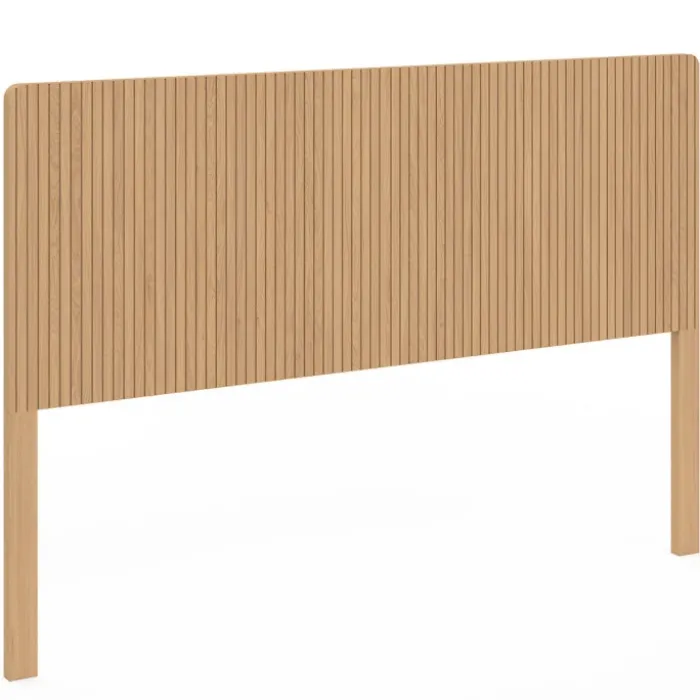 Tête de lit sur pied effet lattes 160 cm