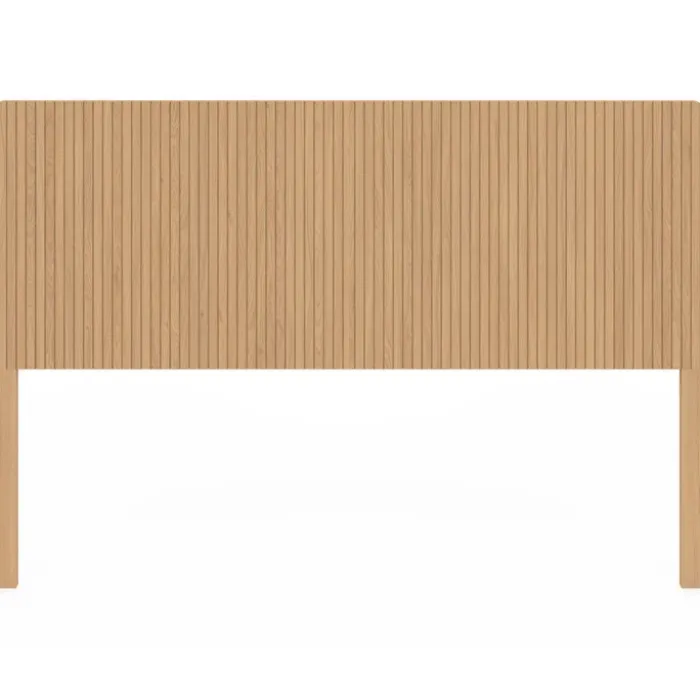 Tête de lit sur pied effet lattes 160 cm