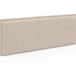 Tête de lit suspendue en tissu lin beige de 160 cm
