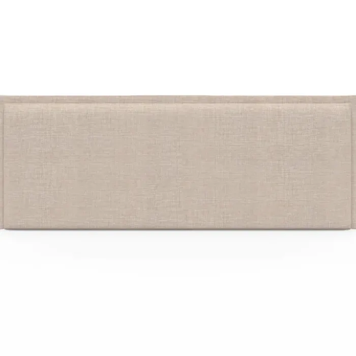 Tête de lit suspendue en tissu lin beige de 160 cm