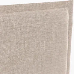 Tête de lit suspendue en tissu lin beige de 160 cm