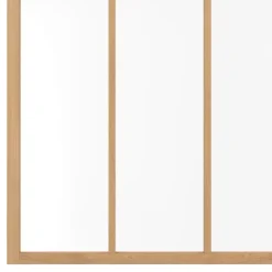 Verrière atelier 4 vitrages L. 116 x H. 108 cm en bois et verre trempé