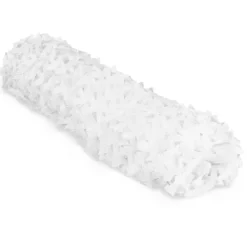Voile d’ombrage camouflage 4x6 m blanc