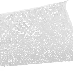 Voile d’ombrage camouflage 4x6 m blanc